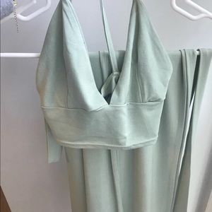 Jumpsuit (crop top and pants)